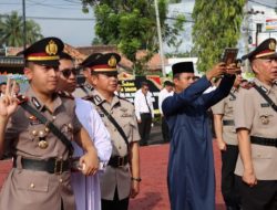 Kapolres Muba Pimpin Sertijab Kasat dan Kapolsek Jajarannya Polres Muba