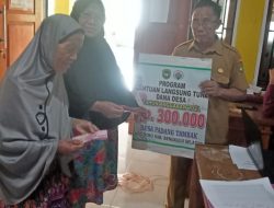 Pemdes Padang Tambak Salurkan BLT DD Tahap Dua, Tiga bulan sekali Gus, Penerima Sebanyak 25 KPM