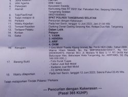 Proses Hukum ,Jurnalis Liputankota, Yang Menjadi Korban Pencurian Dan Kekerasan ,Masih Bergulir.