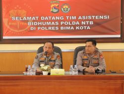 Asistensi di Polres Bima Kota, Kabid Humas Polda NTB Ingatkan Pentingnya Platform Media Sosial Sebagai Penunjang Kerja Polri