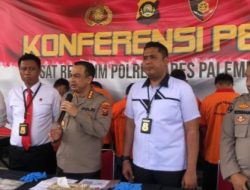 Polrestabes Palembang Tangkap Sindikat Pemain BBM Solar Subsidi Dicampur BBM Dari Wilayah Muba