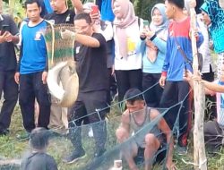 Kadinsos Muba Gelar Panen Raya Kelompok Usaha Bersama (KUBE) Sumber Rejeki Kel.Kayuara