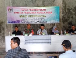 Pembentukan Dan Penetapan, Panitia Pilkades Tahun 2023 Desa Cikasungka Kecamatan Solear, H.Supriyadi Panitia Harus Netralitas