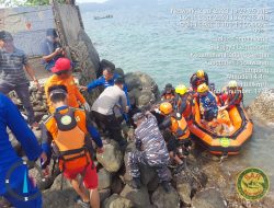 Tim SAR Gabungan Temukan Dua Pemancing Meninggal Dunia Tenggelam di Pantai Mutun