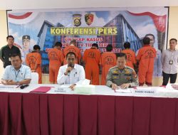 Polda Sumsel Tangkap 7 Orang Tersangka Penyalagunaan BBM Bersubsidi Jenis Solar