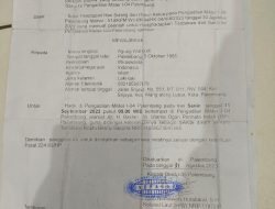 Pengadilan Militer 1-04 Palembang dan Otmil 1-05  Palembang Saling Salahkan karena Jadwal Persidangan