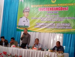 Kepala Desa Selawangi Pimpin Musrenbang Desa Dan RKP-Des Untuk Tahun Anggaran 2024