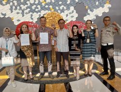 MoU Penandatanganan Bapenda Sumsel Bersama UPTB Samsat Palembang IV Dan Jasa Raharja Dengan Hotel The Alts Palembang