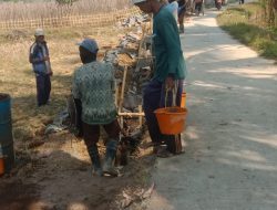 Desa Cikutamahi Realisasikan Samisade Tahun 2023, dengan Membangun Betonisasi, TPT, dan Jembatan