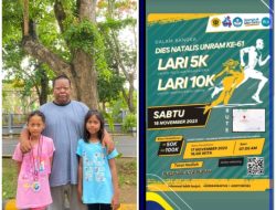 Atlet Lari MI NW SUKAMULIA meraih medali dalam rangka Dies Natalis UNRAM ke-61.