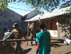 Tekan Angka RTLH, Kodim 1615/Lotim dan BRI Cabang Selong Mulai Bongkar Rumah Warga