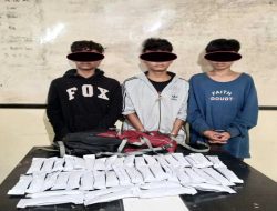 Sat Narkoba Polres Dairi Amankan 3 Remaja Di Bawah Umur Dan 1 Perempuan, Dengan Barang Bukti 43 Bungkus Berisi Daun Ganja 