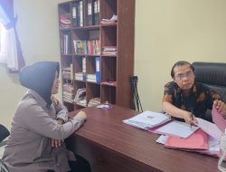 Polwan Bhabinkamtibmas Polsek Majalengka Kota Galang Komunikasi dengan Perangkat Kelurahan