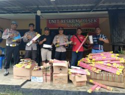 Upaya Cipkon Selama Ramadhan, Polsek Utan Sita Ratusan Petasan