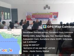 Kapolsek Bunturaja lakukan Sosialisasi Penerimaan Anggota Polri Tahun 2024 kepada Siswa-siswi SMA N 1 Siempat Nempu