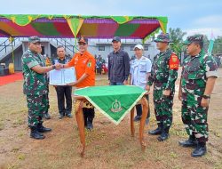 Semangat Kemanunggalan TNI Rakyat Terpancar Pada Penutupan TMMD ke-119 Kodim 0401/Muba Penrem 044/Gapo, 20 Maret 2024