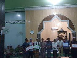 Kapolsek Seteluk Hadiri Safari Ramadhan dilaksanakan oleh Bupati Sumbawa Barat