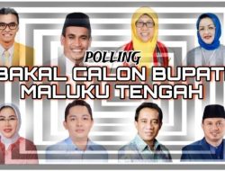 *Berdasarkan Hasil Polling Bakal Calon Bupati Maluku Tengah, November 2024 , Muhamat Marasabessy Masih Teratas*
