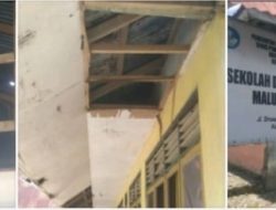 Di Abaikan Oleh Dinas Pendidikan Maluku Tengah Bangunan SD Negeri 81 Maluku Tengah  , Negeri Laha Kaba Rusak Berat