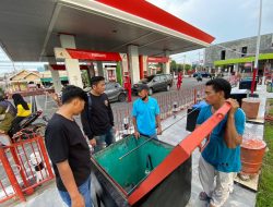 Pastikan Tidak Ada Kecurangan, Unit III Tipidter Satreskrim Polres Pamekasan Mengecek Sejumlah SPBU.