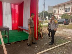 *Polsek Cariu Dirikan Pos Gatur Lebaran 1445 H, Dibantu Pol PP Di Pertigaan Jalan Provinsi Jalur Cariu*