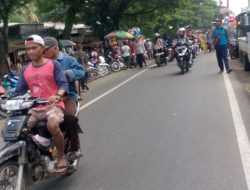 Situasi H-1 Lebaran 2024 Pasar Rebo Pasirtanjung Padat Pengunjung