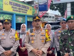 Pantau Arus Balik Lebaran 2024, Kapolres Lampung Utara Himbau Pemudik Agar Berhati-Hati di Jalan