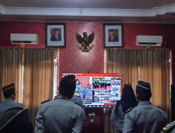 *Lapas Muara Enim Ikuti Apel Pegawai dan Halal Bihalal Idul Fitri 1445 H / 2024 M di Lingkungan Kementerian Hukum dan Hak Asasi Manusia*
