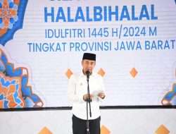 Sekda Burhanudin Hadiri Halal Bihalal Tingkat Jawa Barat