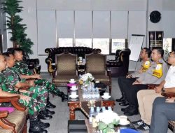 Jalin Sinergitas, Komandan Pasmar 2 Kunjungi Polresta Sidoarjo