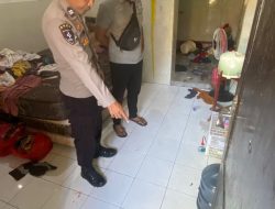 Seorang Wanita Tewas di Kosan, Polsek Sandubaya Lakukan Olah TKP