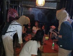 Kolaborasi Sat Reskrim dan Sat Narkoba Polresta Mataram Melakukan Razia Cafe Remang-remang