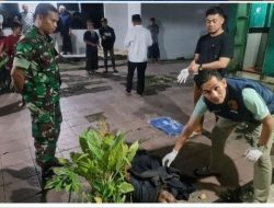 Mayat Pria yang Di Duga ODGJ di Halaman Masjid Desa Ciderum, Caringin Kabupaten Bogor