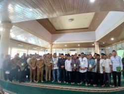 Camat Andrille Martin SE.K.p Buka Manasik Haji, diikuti 169 JCH Kecamatan Lawang Kidul