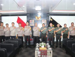 Mayjen TNI Mohammad Naudi Nurdika,SIP,MSi,M.Tr han yang Menyambangi Mapolda Sumsel