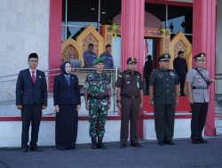 Pasi Log Kodim 1208/Sambas Hadiri Upacara HUT Otonomi Daerah Ke-XXVIIl Tahun 2024 Di Kab. Sambas