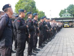 Turunkan 432 Personel, Kapolresta Mataram Pimpin Apel Kesiapan Pengamanan Unjuk Rasa