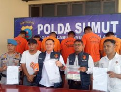 SATRESKRIM POLRES LABUSEL POLDA SUMATERA UTARA UNGKAP KASUS CURAS DAN PERCOBAAN PENGANCAMAN .