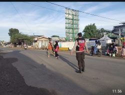 Demi Wujudkan, Mencegah Kemacetan di Pasar Anggota Polsek Gangga Gelar Rawan Pagi