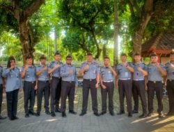 Kalapas Selong Beri Pengukuhan Tim Satops Patnal Lapas Kelas IIB Selong Tahun 2024