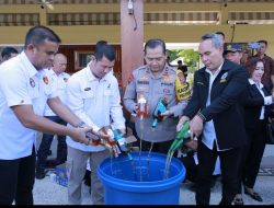 Ribuan Gram Narkotika dan Ratusan Botol Miras Hasil Ops Pekat Dimusnahkan