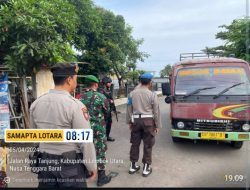 Sat Samapta Polres Lombok Utara Gelar Patroli, Melakukan Pengamanan Ops Ketupat Rinjani 2024