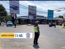 Operasi Ketupat Rinjani 2024: Pengamanan dan Kelancaran Arus Mudik di Pos Pam Simpang Empat Pemenang