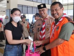 Kwarnas Kunjungi Pos KBL di Stasiun Senen dan Terminal Pulogebang