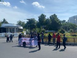 Polresta Mataram Berikan Pengamanan Dan Pengawalan Aksi Mimbar Bebas BEM Unram