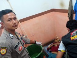 Polsek Jonggol Lakukan Pengecekan Adanya Seorang Pria Ditemukan Meninggal Dunia Karena Terjatuh di Kamar Mandi
