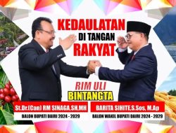 Bersama Rakyat Pantang Menyerah! Rimso Sinaga Dan Barita Sihite Kembali Maju di Pilkada Dairi 2024 Melalui Jalur Independen