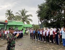 Ini Yang Dilakukan Serka, Endin Berikan pelatihan Disiplin Kepada Paskibra Tanjungsari