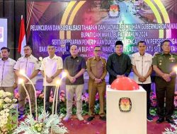 H. AHMAD PADLI TANJUNG S.Ag MEMBUKA ACARA PELUNCURAN TAHAPAN PILKADA GUBERNUR DAN WAKIL GUBERNUR , BUPATI DAN WAKIL BUPATI THN 2024.