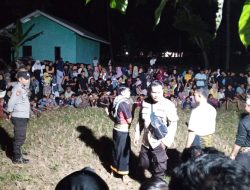 Polsek Kayangan Tingkatkan Keamanan di Acara Joget Ale-ale.
